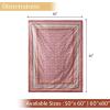 image:imageMaison d Hermine Throw Blanket for Couch Lightweight Soft Warm Breathable Cotton Throw Blankets for Bed Girls Boys Women Men Travel Living Room Gifts for Mothers Day 60 X 80 Summer Whisper10  Fair Isle