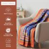 image:imageMaison d Hermine Throw Blanket for Couch Lightweight Soft Warm Breathable Cotton Throw Blankets for Bed Girls Boys Women Men Travel Living Room Gifts for Mothers Day 60 X 80 Summer Whisper15  Kelim