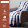 image:imageMaison d Hermine Throw Blanket for Couch Lightweight Soft Warm Breathable Cotton Throw Blankets for Bed Girls Boys Women Men Travel Living Room Gifts for Mothers Day 60 X 80 Summer Whisper13  Indian Floral
