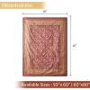 image:imageMaison d Hermine Throw Blanket for Couch Lightweight Soft Warm Breathable Cotton Throw Blankets for Bed Girls Boys Women Men Travel Living Room Gifts for Mothers Day 60 X 80 Summer Whisper04  Surya