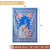 image:imageMaison d Hermine Throw Blanket for Couch Lightweight Soft Warm Breathable Cotton Throw Blankets for Bed Girls Boys Women Men Travel Living Room Gifts for Mothers Day 60 X 80 Summer Whisper27  Peacock