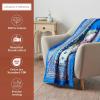 image:imageMaison d Hermine Throw Blanket for Couch Lightweight Soft Warm Breathable Cotton Throw Blankets for Bed Girls Boys Women Men Travel Living Room Gifts for Mothers Day 60 X 80 Summer Whisper27  Peacock