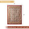 image:imageMaison d Hermine Throw Blanket for Couch Lightweight Soft Warm Breathable Cotton Throw Blankets for Bed Girls Boys Women Men Travel Living Room Gifts for Mothers Day 60 X 80 Summer Whisper02  Jaipur