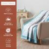 image:imageMaison d Hermine Throw Blanket for Couch Lightweight Soft Warm Breathable Cotton Throw Blankets for Bed Girls Boys Women Men Travel Living Room Gifts for Mothers Day 60 X 80 Summer Whisper19  Ice Florals