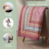 image:imageMaison d Hermine Throw Blanket for Couch Lightweight Soft Warm Breathable Cotton Throw Blankets for Bed Girls Boys Women Men Travel Living Room Gifts for Mothers Day 60 X 80 Summer Whisper10  Fair Isle