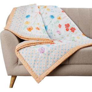 image:imageMaison d Hermine Throw Blanket for Couch Lightweight Soft Warm Breathable Cotton Throw Blankets for Bed Girls Boys Women Men Travel Living Room Gifts for Mothers Day 60 X 80 Summer Whisper41  Summer Whisper