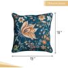 image:imageMaison d Hermine Decorative Pillow Covers 18 x 18 inch Square 100 Cotton Throw Pillow Covers with Invisible Zipper for Living Room Couch Chair Sofas Gifts for Mothers Day  Luxury Loft  Dark Teal