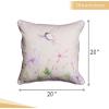 image:imageMaison d Hermine Decorative Pillow Covers 20 x 20 inch Square 100 Cotton Throw Pillow Covers with Invisible Zipper for Living Room Couch Chair Sofas Gifts for Mothers Day  Magnolia Mornings