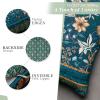 image:imageMaison d Hermine Decorative Pillow Covers 20 x 20 inch Square 100 Cotton Throw Pillow Covers with Invisible Zipper for Living Room Couch Chair Sofas Gifts for Mothers Day  Luxury Loft  Dark Teal