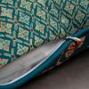 image:imageMaison d Hermine Decorative Pillow Covers 20 x 20 inch Square 100 Cotton Throw Pillow Covers with Invisible Zipper for Living Room Couch Chair Sofas Gifts for Mothers Day  Luxury Loft  Dark Teal