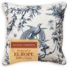 image:imageMaison d Hermine Decorative Pillow Covers 18 x 18 inch Square 100 Cotton Toile Throw Pillow Covers with Invisible Zipper for Living Room Couch Chair Sofas Gifts for Mothers Day  Paradise  Delft