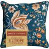 image:imageMaison d Hermine Decorative Pillow Covers 20 x 20 inch Square 100 Cotton Throw Pillow Covers with Invisible Zipper for Living Room Couch Chair Sofas Gifts for Mothers Day  Luxury Loft  Dark Teal