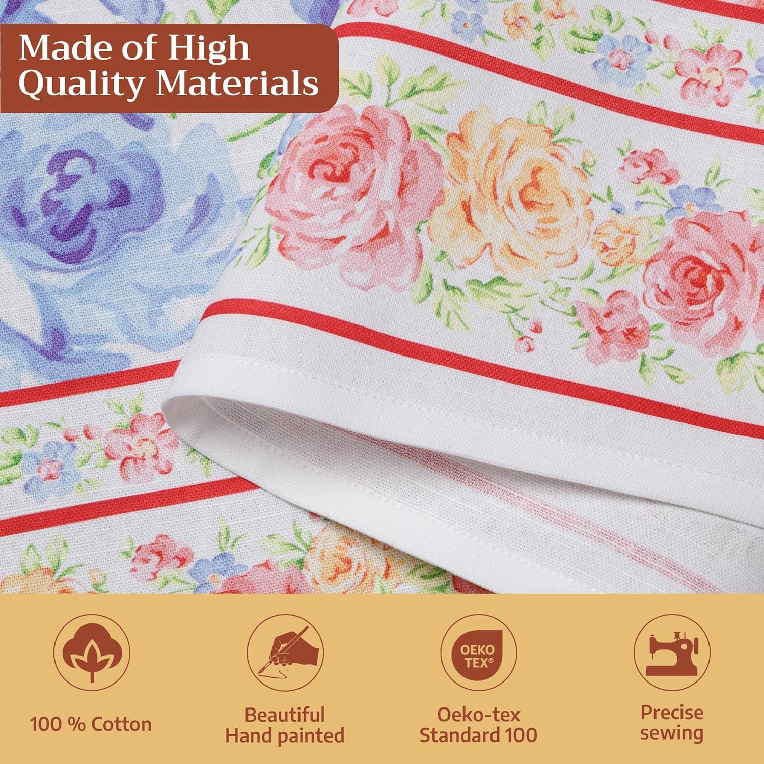image:imageMaison d Hermine 100 Cotton Apron for women with Pocket Kitchen Chef Apron for Men Cooking Mothers Day Gifts018  Vintage Floral