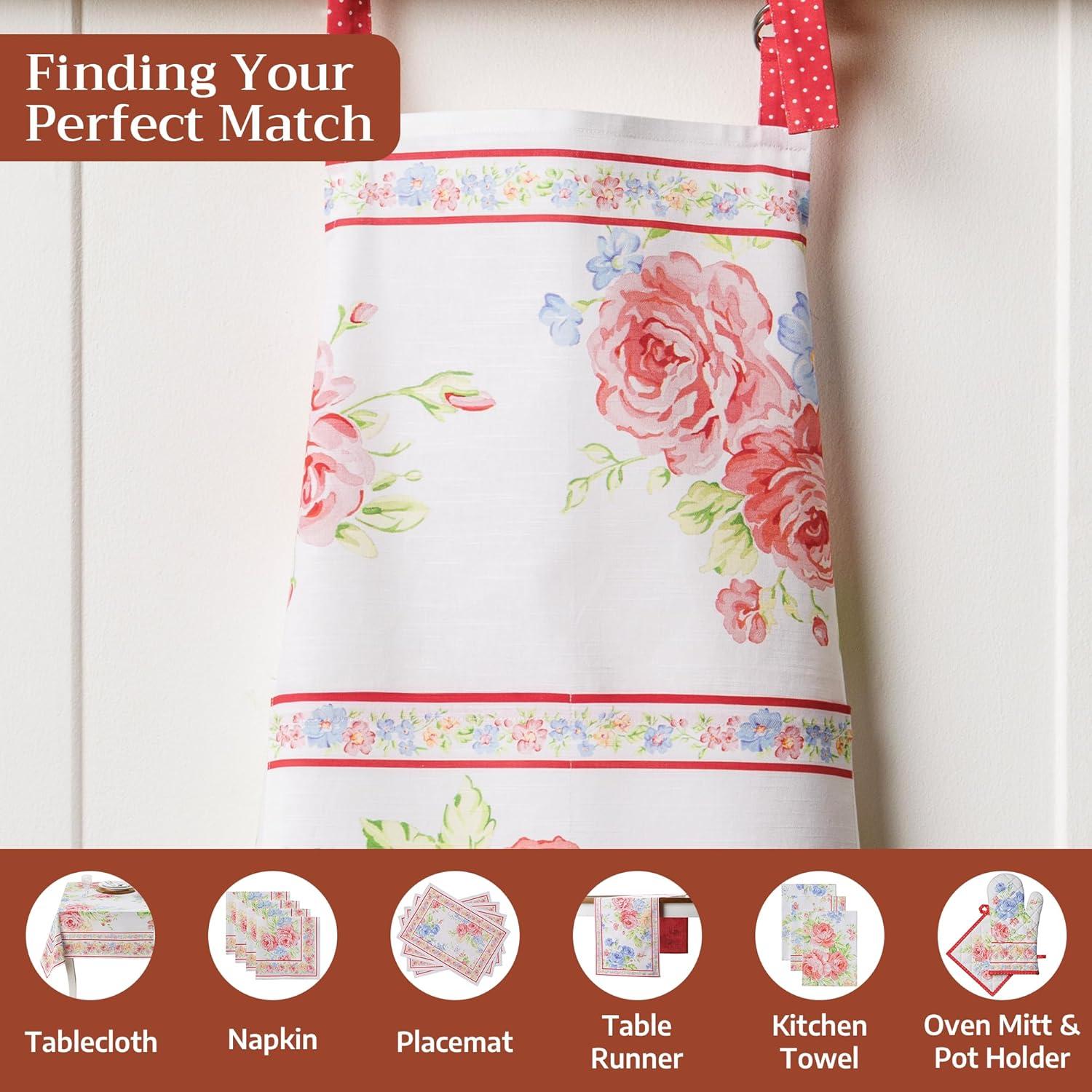 image:imageMaison d Hermine 100 Cotton Apron for women with Pocket Kitchen Chef Apron for Men Cooking Mothers Day Gifts018  Vintage Floral