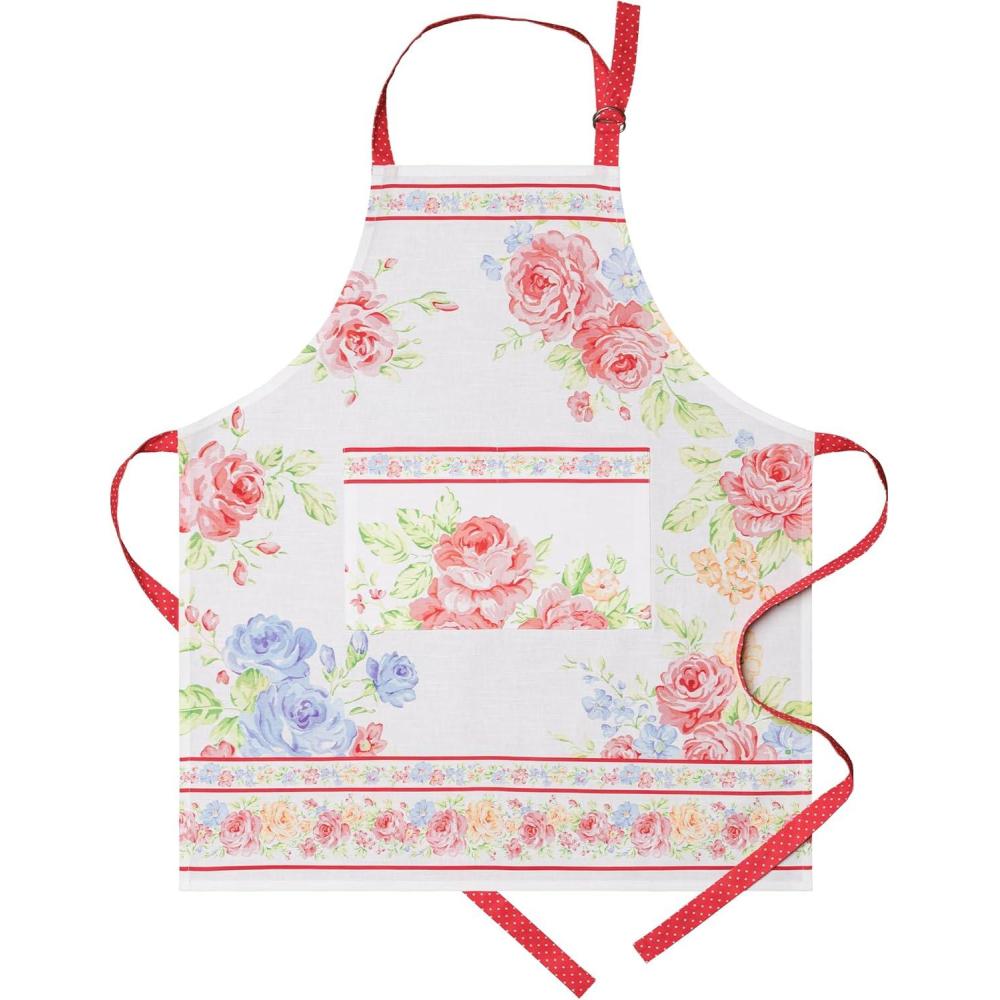 image:imageMaison d Hermine 100 Cotton Apron for women with Pocket Kitchen Chef Apron for Men Cooking Mothers Day Gifts018  Vintage Floral