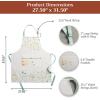 image:imageMaison d Hermine 100 Cotton Apron for women with Pocket Kitchen Chef Apron for Men Cooking Mothers Day Gifts001  Colmar