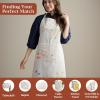 image:imageMaison d Hermine 100 Cotton Apron for women with Pocket Kitchen Chef Apron for Men Cooking Mothers Day Gifts001  Colmar