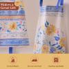 image:imageMaison d Hermine 100 Cotton Apron for women with Pocket Kitchen Chef Apron for Men Cooking Mothers Day Gifts006  Girassol
