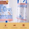 image:imageMaison d Hermine 100 Cotton Apron for women with Pocket Kitchen Chef Apron for Men Cooking Mothers Day Gifts007  Amsterdam Canals
