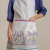 image:imageMaison d Hermine 100 Cotton Apron for women with Pocket Kitchen Chef Apron for Men Cooking Mothers Day Gifts012  Fanny Lavender