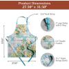 image:imageMaison d Hermine 100 Cotton Apron for women with Pocket Kitchen Chef Apron for Men Cooking Mothers Day Gifts015  Agrume