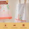 image:imageMaison d Hermine 100 Cotton Apron for women with Pocket Kitchen Chef Apron for Men Cooking Mothers Day Gifts016  Bunny Party
