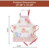 image:imageMaison d Hermine 100 Cotton Apron for women with Pocket Kitchen Chef Apron for Men Cooking Mothers Day Gifts018  Vintage Floral