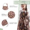 image:imageMaison d Hermine 100 Cotton Apron for women with Pocket Kitchen Chef Apron for Men Cooking Mothers Day Gifts020  Foods from the Woods