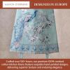 image:imageMaison d Hermine 100 Cotton Apron for women with Pocket Kitchen Chef Apron for Men Cooking Mothers Day Gifts022  Peacock Utopia  Pastel Turquoise
