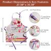 image:imageMaison d Hermine 100 Cotton Apron for women with Pocket Kitchen Chef Apron for Men Cooking Mothers Day Gifts023  Summer Joy