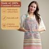 image:imageMaison d Hermine 100 Cotton Apron for women with Pocket Kitchen Chef Apron for Men Cooking Mothers Day Gifts024  Lauris