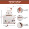 image:imageMaison d Hermine 100 Cotton Apron for women with Pocket Kitchen Chef Apron for Men Cooking Mothers Day Gifts027  Campagne