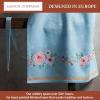 image:imageMaison d Hermine 100 Cotton Apron for women with Pocket Kitchen Chef Apron for Men Cooking Mothers Day Gifts028  Ibiza  Blue