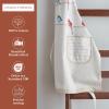 image:imageMaison d Hermine 100 Cotton Apron for women with Pocket Kitchen Chef Apron for Men Cooking Mothers Day Gifts031  Birdies on Wire