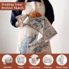 image:imageMaison d Hermine 100 Cotton Apron for women with Pocket Kitchen Chef Apron for Men Cooking Mothers Day Gifts035  Peacock Utopia  Sandy Beach