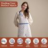 image:imageMaison d Hermine 100 Cotton Apron for women with Pocket Kitchen Chef Apron for Men Cooking Mothers Day Gifts037  Faience
