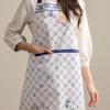 image:imageMaison d Hermine 100 Cotton Apron for women with Pocket Kitchen Chef Apron for Men Cooking Mothers Day Gifts037  Faience