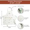 image:imageMaison d Hermine 100 Cotton Apron for women with Pocket Kitchen Chef Apron for Men Cooking Mothers Day Gifts041  Botanical Fresh