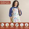image:imageMaison d Hermine 100 Cotton Apron for women with Pocket Kitchen Chef Apron for Men Cooking Mothers Day Gifts042  Giverny