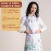 image:imageMaison d Hermine 100 Cotton Apron for women with Pocket Kitchen Chef Apron for Men Cooking Mothers Day Gifts045  Luberon