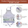 image:imageMaison d Hermine 100 Cotton Apron for women with Pocket Kitchen Chef Apron for Men Cooking Mothers Day Gifts045  Luberon