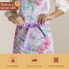 image:imageMaison d Hermine 100 Cotton Apron for women with Pocket Kitchen Chef Apron for Men Cooking Mothers Day Gifts046  Floral Love
