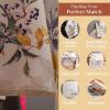 image:imageMaison d Hermine 100 Cotton Apron for women with Pocket Kitchen Chef Apron for Men Cooking Mothers Day Gifts049  Equinoxe  Beige
