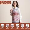 image:imageMaison d Hermine 100 Cotton Apron for women with Pocket Kitchen Chef Apron for Men Cooking Mothers Day Gifts050  Fair Isle