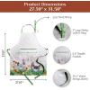 image:imageMaison d Hermine 100 Cotton Apron for women with Pocket Kitchen Chef Apron for Men Cooking Mothers Day Gifts051  Basse Cour