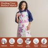 image:imageMaison d Hermine 100 Cotton Apron for women with Pocket Kitchen Chef Apron for Men Cooking Mothers Day Gifts052  Pivoine