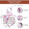 image:imageMaison d Hermine 100 Cotton Apron for women with Pocket Kitchen Chef Apron for Men Cooking Mothers Day Gifts052  Pivoine