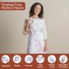 image:imageMaison d Hermine 100 Cotton Apron for women with Pocket Kitchen Chef Apron for Men Cooking Mothers Day Gifts053  Blossoms in Spring