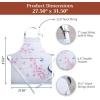 image:imageMaison d Hermine 100 Cotton Apron for women with Pocket Kitchen Chef Apron for Men Cooking Mothers Day Gifts053  Blossoms in Spring