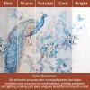 image:imageMaison d Hermine 100 Cotton Apron for women with Pocket Kitchen Chef Apron for Men Cooking Mothers Day Gifts054  Peacock Utopia  Orginal